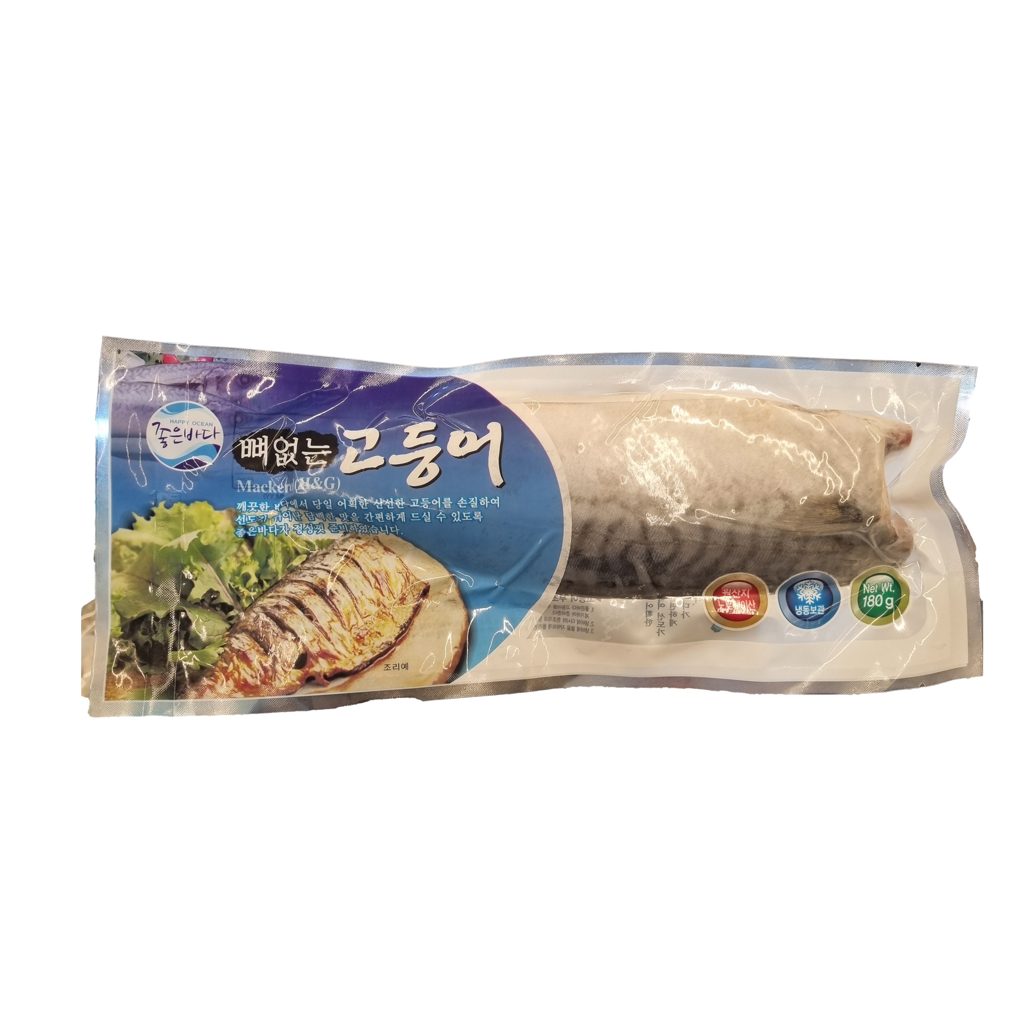 HAPPY OCEAN Mackerel fillet 뼈없는 고등어 180g
